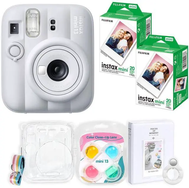 Main image of Fujifilm Instax Mini 13 Instant Film Camera White with Film and Acc