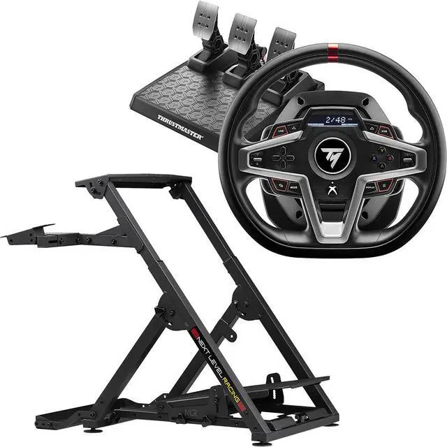 Alt view image 4 of 6 - Next Level Racing Wheel Stand 2.0, Bundle with T248 Racing Wheel and T3PM Pedals