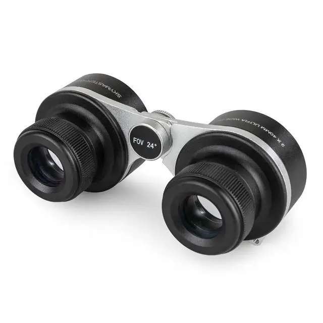 Alt view image 4 of 7 - Celestron 2x40 SkyMaster Gemini Binoculars with 24 Degree Angle of View