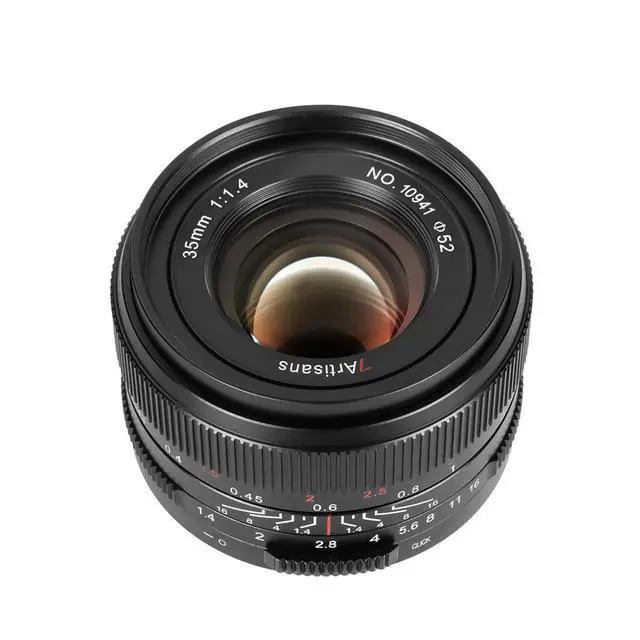 Alt view image 2 of 7 - 7artisans 35mm F1.4 Mark III Full Frame Lens for Canon EOS-R Mount, Black