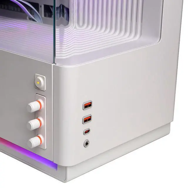 Alt view image 4 of 7 - CyberPowerPC Gamer Supreme,R7 9850X3D, 32GB, 1TB SSD,RTX 5060 Ti, W11H, White