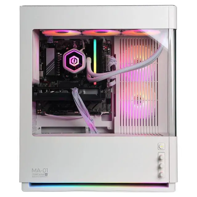 Alt view image 6 of 7 - CyberPowerPC Gamer Supreme,R7 9850X3D, 32GB, 1TB SSD,RTX 5060 Ti, W11H, White