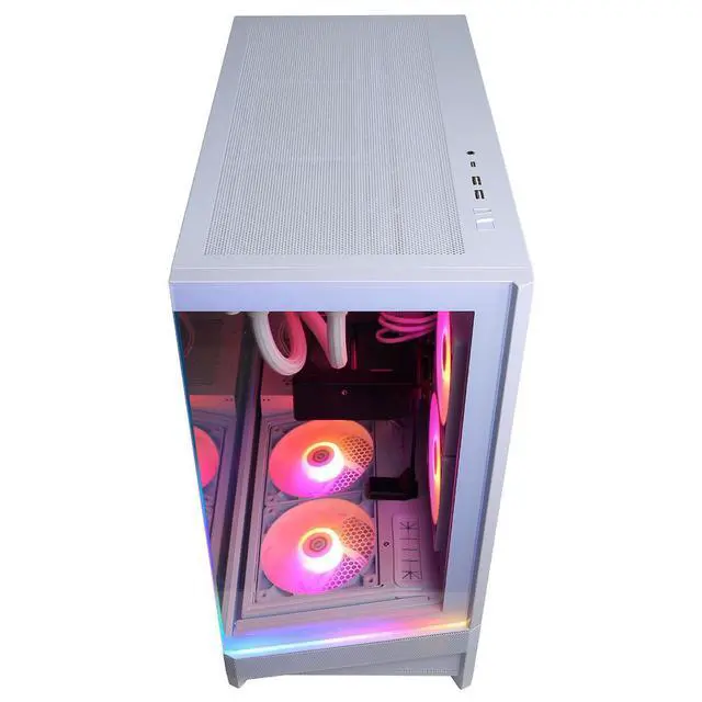 Alt view image 3 of 7 - CyberPowerPC Gamer Supreme,R7 9850X3D, 32GB, 2TB SSD,RTX 5070 Ti, W11H, White