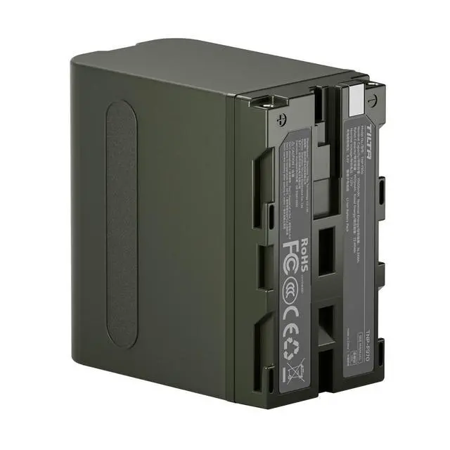 Alt view image 3 of 7 - Tilta NP-F970 76.65Wh 7.3V 10500mAH Lithium-ion Battery, Ranger Green