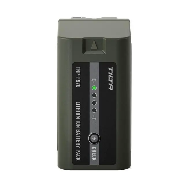 Alt view image 4 of 7 - Tilta NP-F970 76.65Wh 7.3V 10500mAH Lithium-ion Battery, Ranger Green