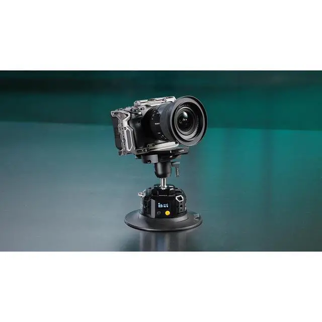 Alt view image 4 of 5 - Tilta Manfrotto Ball Head Mounting Bracket for 6" Hydra Electronic Suction Cup, Black