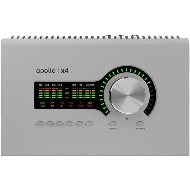 Alt view image 5 of 6 - Universal Audio Apollo x4 Gen 2 Thunderbolt 3 Audio Interface with Essentials+ Plug-Ins