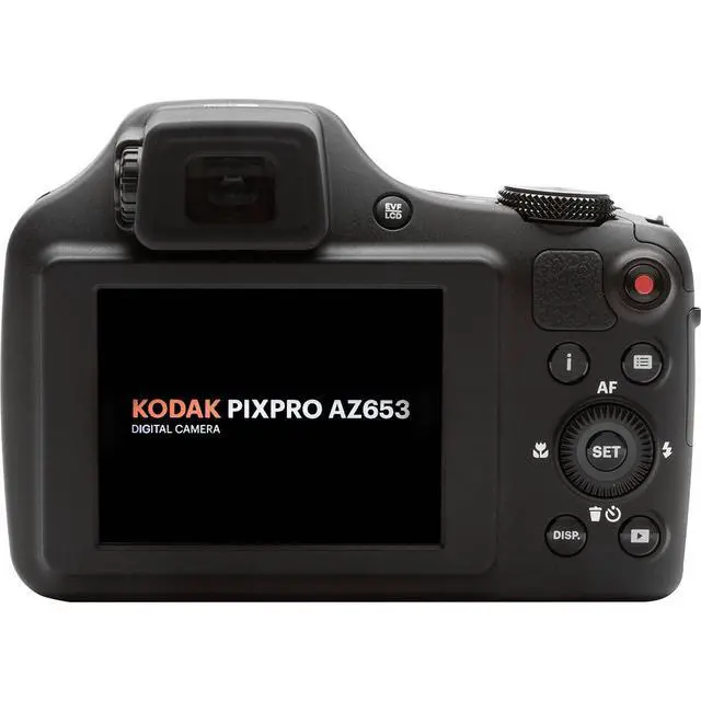 Alt view image 2 of 7 - Kodak PIXPRO AZ653 Astro Zoom 20MP Full HD Digital Camera, Black