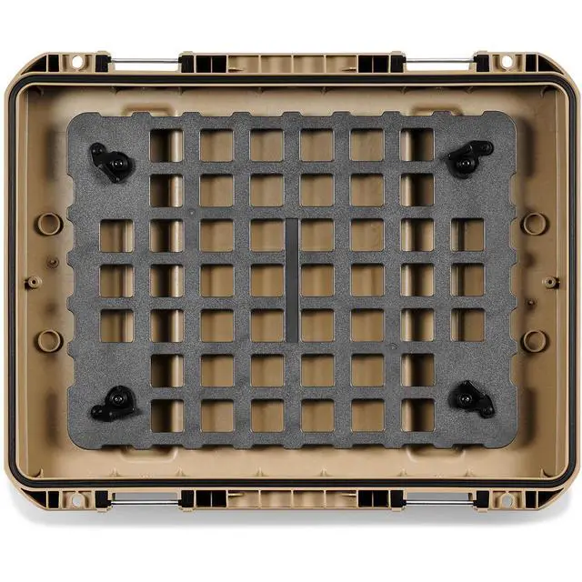 Alt view image 2 of 7 - Pelican EZ Click MOLLE Panel Lid Organizer for CRATE 45L and CRATE 90L Hard Case