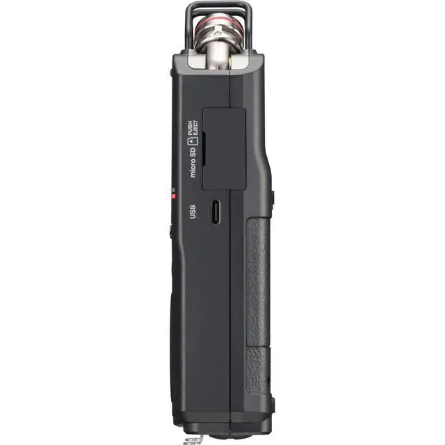 Alt view image 12 of 14 - TASCAM DR-40XP 4-Channel 32-Bit-Float Portable Field Recorder with USB-C Interface and Adjustable Mics