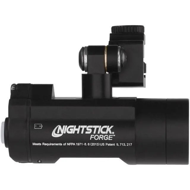 Alt view image 3 of 7 - Nightstick NSP-4640B Forge Helmet-Mounted Multi-Function LED Flashlight, 360/180/30 Lumens, IP-X7 Waterproof, Black