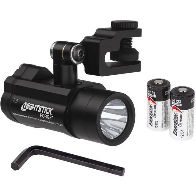 Alt view image 4 of 7 - Nightstick NSP-4640B Forge Helmet-Mounted Multi-Function LED Flashlight, 360/180/30 Lumens, IP-X7 Waterproof, Black