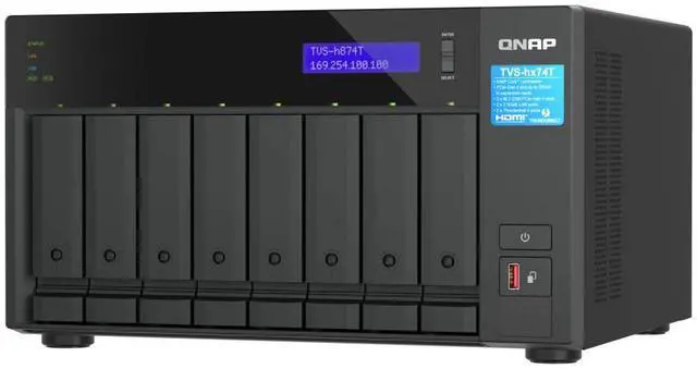 Alt view image 8 of 13 - QNAP ULTRA-HIGH SPEED 8 BAY THUNDERBOLT 4 NAS. INTEL CORE I9 16-CORE (8 PERFORMA