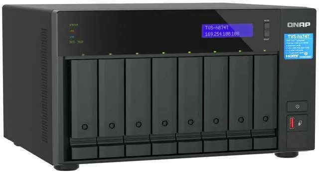 Alt view image 12 of 13 - QNAP ULTRA-HIGH SPEED 8 BAY THUNDERBOLT 4 NAS. INTEL CORE I9 16-CORE (8 PERFORMA