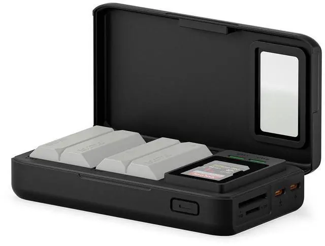 Main image of Tilta 2-Bay All-in-One Recharge Companion for NP-FZ100 Battery, Black