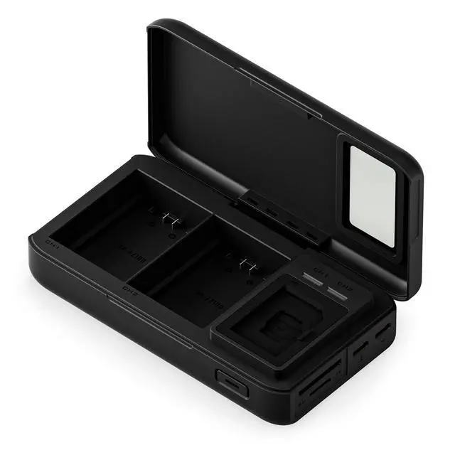 Alt view image 5 of 7 - Tilta 2-Bay All-in-One Recharge Companion for NP-FZ100 Battery, Black