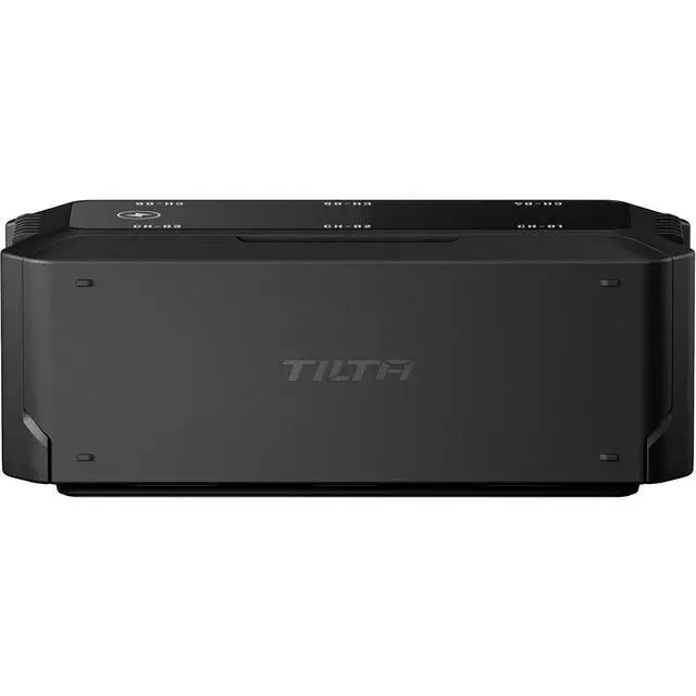 Alt view image 3 of 7 - Tilta 6-Channel Foldable Charging Station for L-Series/NP-F Batteries, Black