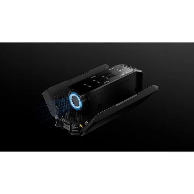 Alt view image 7 of 7 - Tilta 6-Channel Foldable Charging Station for L-Series/NP-F Batteries, Black