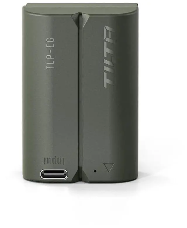 Alt view image 2 of 7 - Tilta LP-E6P 17.28Wh 7.2V 2400mAh Lithium-Ion Battery with USB-C Charging Port, Green