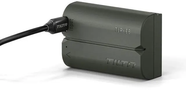Alt view image 4 of 7 - Tilta LP-E6P 17.28Wh 7.2V 2400mAh Lithium-Ion Battery with USB-C Charging Port, Green