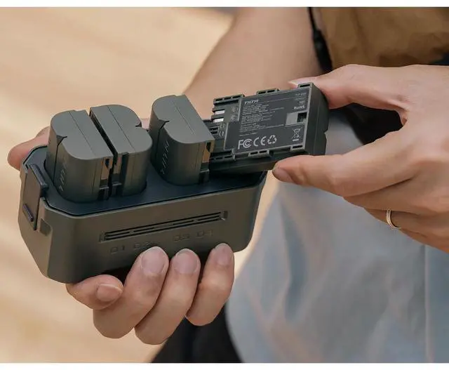Alt view image 5 of 7 - Tilta LP-E6P 17.28Wh 7.2V 2400mAh Lithium-Ion Battery with USB-C Charging Port, Green