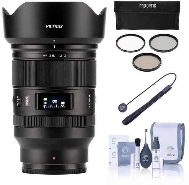 Main image of Viltrox AF 35mm f/1.2 LAB Lens for Nikon Z, Bundle with 77mm Essentials Filter Kit
