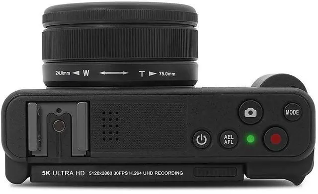 Alt view image 5 of 7 - Minolta MNZ3X 72MP 5K Ultra HD Digital Camera, Black