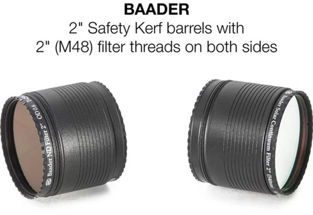 Alt view image 2 of 5 - Baader Planetarium 2" Safety Kerf Nosepiece with 2" Filter Thread
