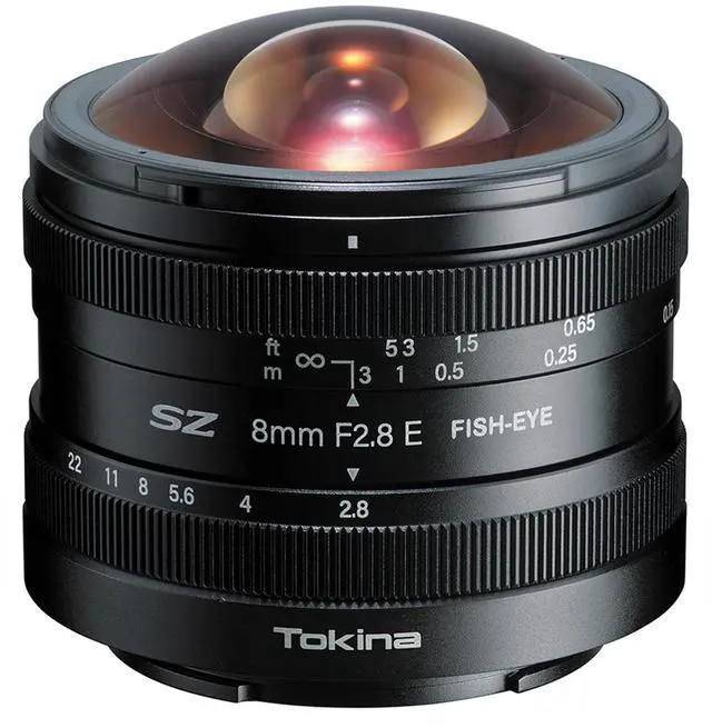 Main image of Tokina SZ 8mm f/2.8 Fisheye Lens for Sony E, Black