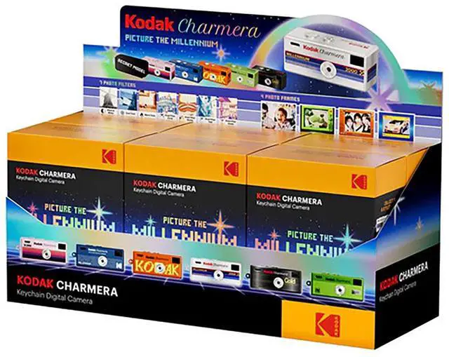 Main image of Kodak Charmera Millenium Edition 1.6MP Keychain Digital Camera, 6-Pack