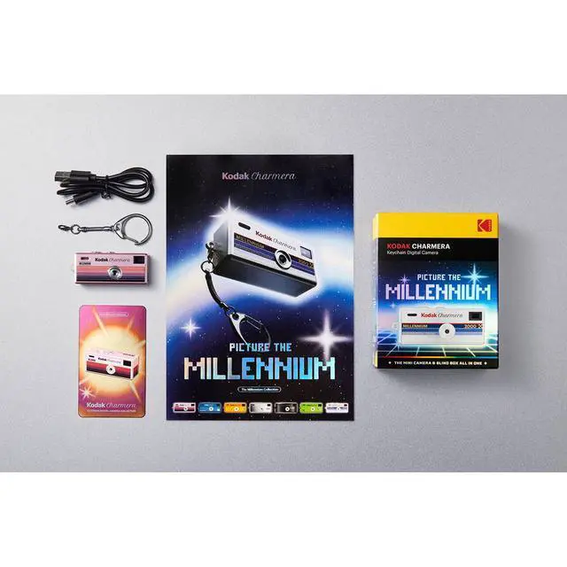 Alt view image 5 of 7 - Kodak Charmera Millenium Edition 1.6MP Keychain Digital Camera, 6-Pack