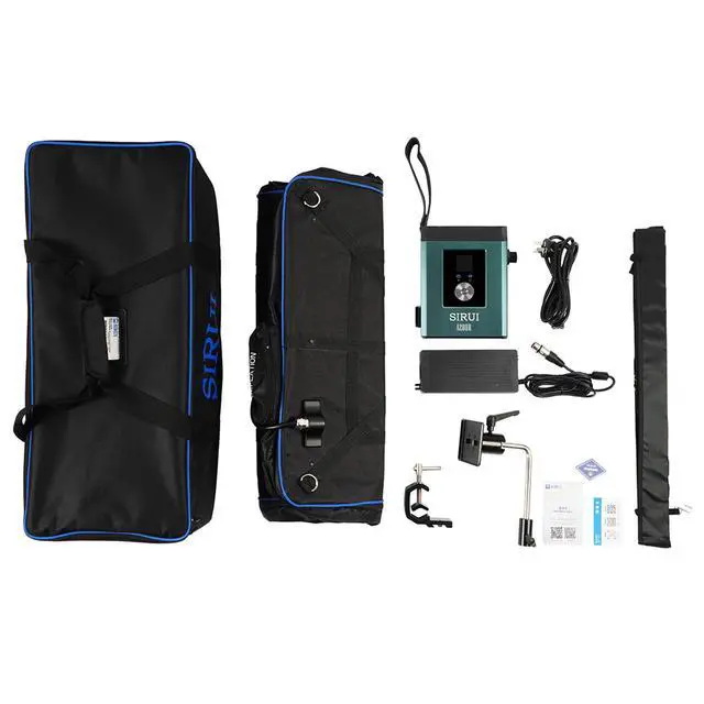 Alt view image 2 of 7 - Sirui A200R 200W RGB Self-Inflating LED Light Panel with 9.8' Extension Cable
