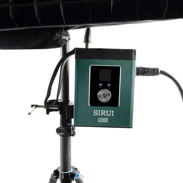 Alt view image 3 of 7 - Sirui A200R 200W RGB Self-Inflating LED Light Panel with 9.8' Extension Cable