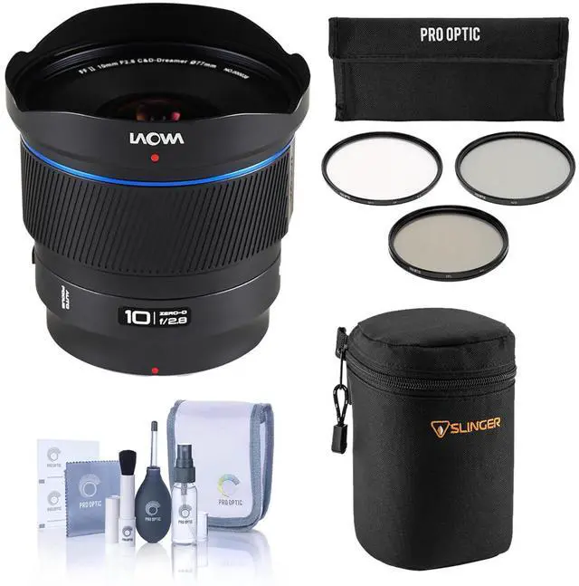Main image of Venus Laowa 10mm f/2.8 Zero-D AF Lens, Nikon Z w/77mm Filter Kit, Lens Case