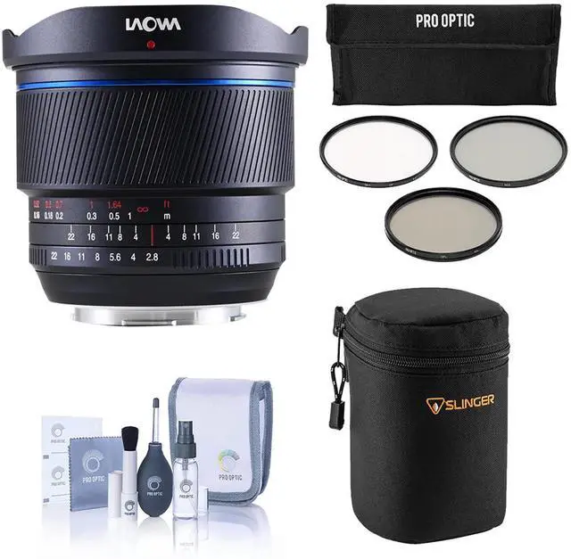 Main image of Venus Laowa 10mm f/2.8 Zero-D MF Lens, Nikon Z w/77mm Filter Kit, Lens Case