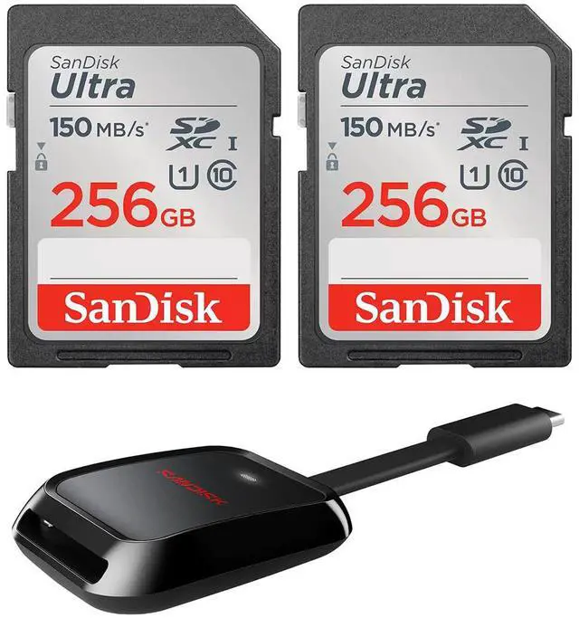 Main image of SanDisk SANDISK Ultra SDHC UHS-I Card and SDXC UHS-I Card 256GB Bundle