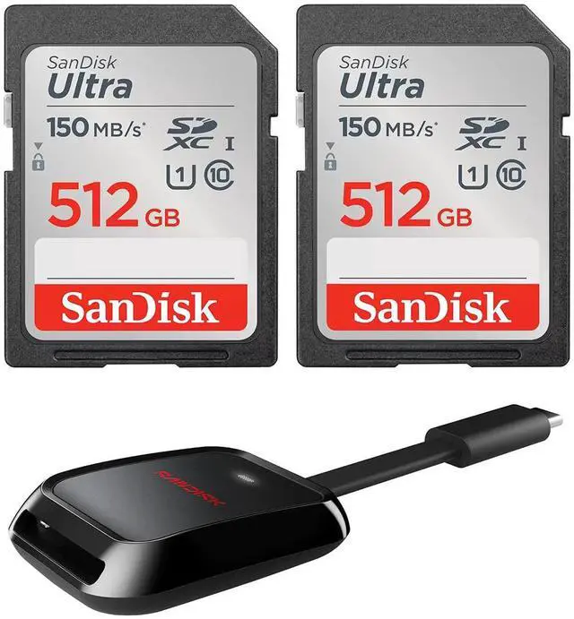 Main image of SanDisk SANDISK Ultra SDHC UHS-I Card and SDXC UHS-I Card 512GB Bundle