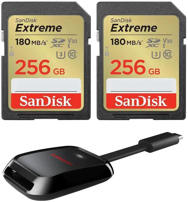 Main image of SanDisk SANDISK Extreme SD UHS-I Card 256GB Bundle