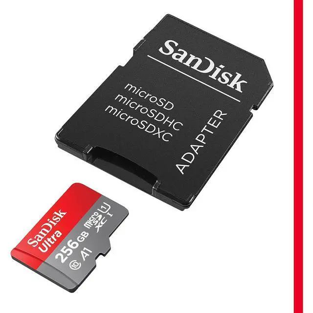 Alt view image 3 of 6 - SanDisk SANDISK Ultra microSD UHS-I Card 256GB Bundle