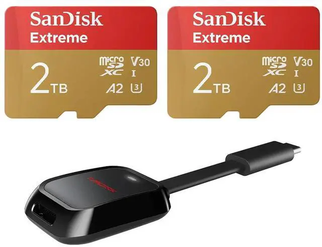 Main image of Sandisk Extreme microSD card UHS-I 2TB MicroSD 245MB/s( #SDSQXH9-2T00-GN6MA A