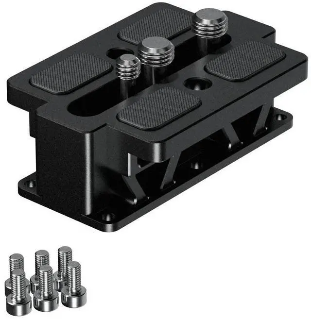 Main image of Bright Tangerine Standard Riser for 15mm Baseplate and RED V-RAPTOR Camera, Black