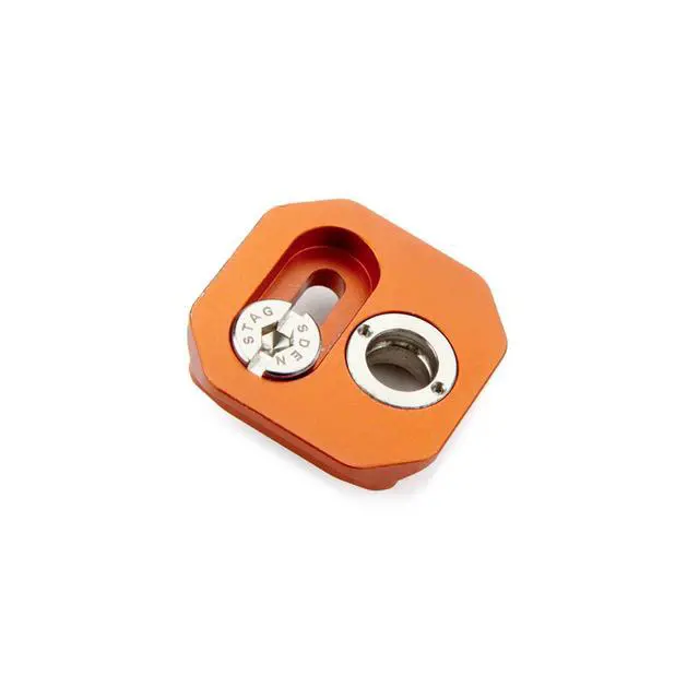 Alt view image 3 of 3 - 3 Legged Thing 3LT QD4 QUICK RELEASE PLATE - ORANGE