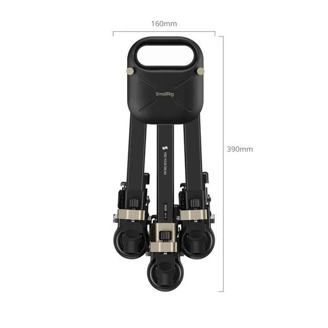 Alt view image 3 of 7 - SmallRig 5020B Quick-Lock Heavy-Duty Tripod Dolly, Black