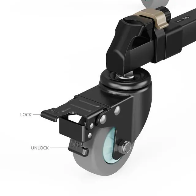 Alt view image 4 of 7 - SmallRig 5020B Quick-Lock Heavy-Duty Tripod Dolly, Black