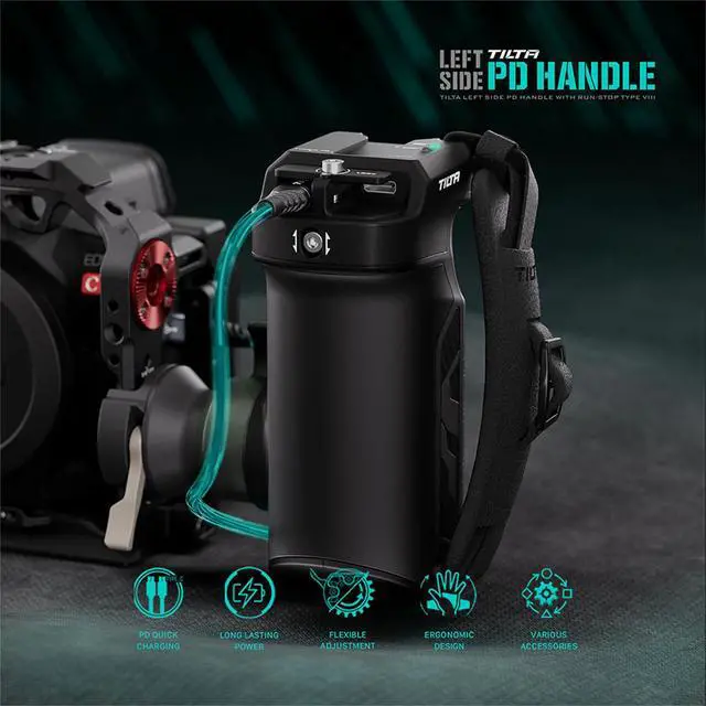 Alt view image 5 of 6 - Tilta Left Side PD Handle with Run/Stop Type VIII, Black