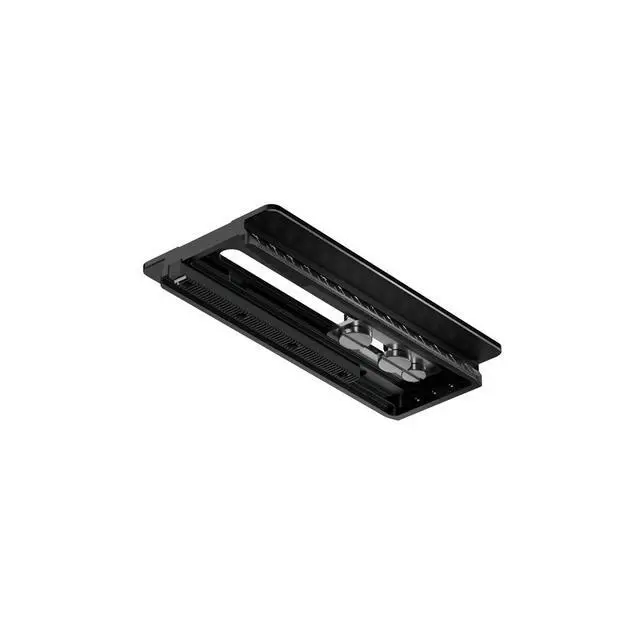 Alt view image 2 of 2 - Bright Tangerine Universal DJI RS 4 and RS 3 Dovetail Plate, Black