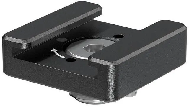 Main image of Bright Tangerine 3/8" Anti-Twist to Cold Shoe Mount