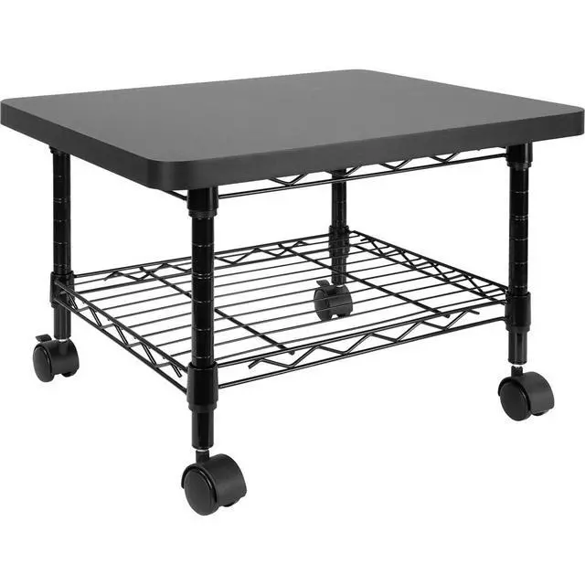 Alt view image 8 of 14 - Mount-It! Under Desk Printer Stand with Wheels