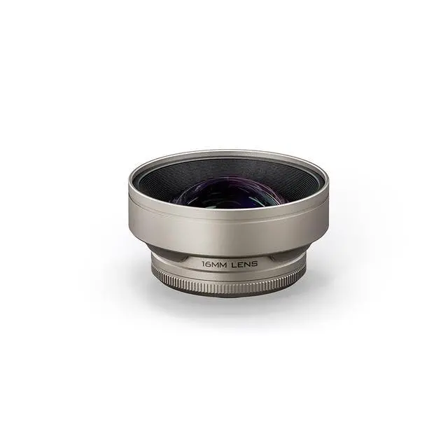 Alt view image 2 of 7 - Tilta 16mm Wide Angle Lens for iPhone 15, 16, 17 Khronos Case, T-Mount, Champagne