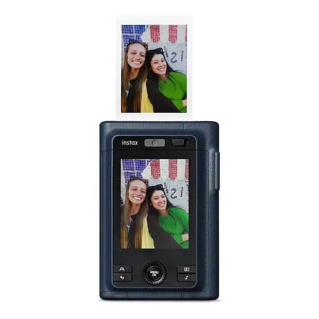 Alt view image 6 of 7 - Fujifilm Instax Mini LiPlay+ Hybrid Instant Camera, Midnight Blue